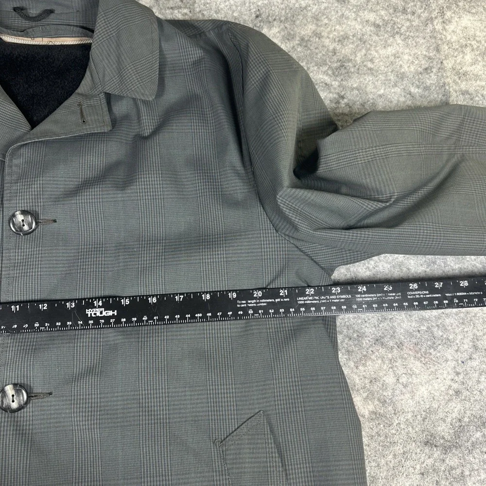 Vintage Inca The Falcon Boston Mens M‎ Gray 100% Alpaca Pile Trench Coat Jacket